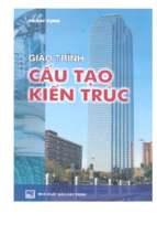 Giáo trình cấu tạo kiến trúc