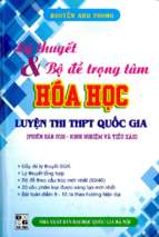 Ly thuyet va bo de trong tam hoa hoc luyen thi thpt quoc gia 2016