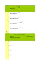 Trắc nghiệm toán có đáp án 5