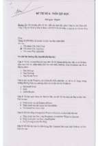 đề thi công chức môn tin học  mới