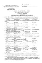 đề thi tuyển dụng công chức môn tiếng anh tài liệu ôn thi tuyển dụng công chức