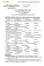 đề thi tuyển dụng công chức môn tiếng anh năm 2016 tỉnh thừa thiên huế tài liệu ôn thi công chức tiếng anh năm 2017