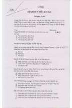 Tài liệu ôn thi công chức tin học