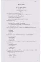 đề thi trắc nghiệm  ôn thi công chức