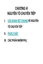 Bài giảng hóa vô cơ   chương 6 ngto chuyen tiep