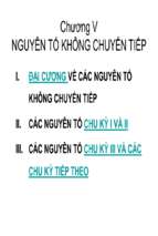 Bài giảng hóa vô cơ   chương 7 ngto khong chuyen tiep 