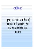 Chuong3 định luật tuần hoàn hệ thống tuần hoàn các nguyên tố hóa học