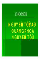 Chuong2 nguyên tử và quang phổ nguyên tử