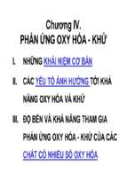 Bài giảng hóa vô cơ oxi hoa   khu