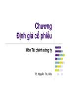 Microsoft powerpoint   8  dinh gia co phieu