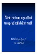 Bs tri   dieu tri chong huyet khoi trong benh ly tim mach (2013) [compatibility mode]