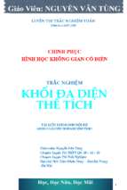 Chinh phục hình học không gian cổ điển  học cùng nhau 247