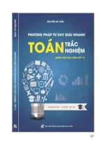 [đọc thử ] sách phương pháp giải toán trắc nghiệm lớp 12