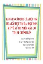 Thay vinh   khuyen cao ve xu tri nmct st chenh len (2013) [compatibility mode]