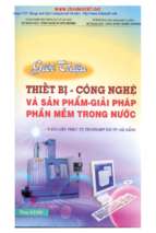 Thiết bị công nghệ & sản phẩm giải pháp phần mềm trong nước