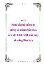 Nâng cấp hệ thống đo lường và điều khiển máy nén khí uk135 8t