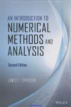 An introduction to numerical methods and analysis, 2nd edition