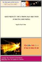 Khai niem luy thua trong dh toan pt