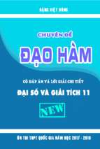 Trắc nghiệm toán 11 chuyên đề đạo hàm (giải chi tiết)