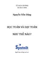 Hoc toan va day toan nguyen tien dung