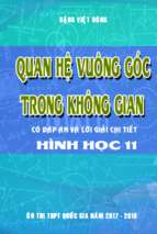 Trắc nghiệm toán 11 chuyên đề  quan hệ vuông góc trong không gian (giải chi tiết)