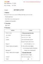 Giáo án tiếng anh lớp 8