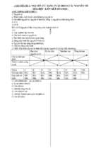 Giáo án dạy thêm hóa học lớp 10