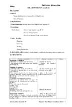 Giáo án tiếng anh lớp 10