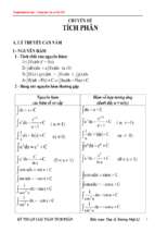 Giáo án tích phân ôn thi đại học