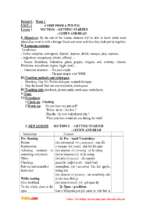 Giáo án tiếng anh lớp 9 cả năm