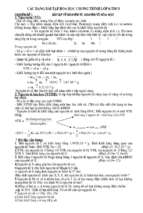 Giáo án dạy thêm hóa học lớp 8