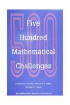 Five hundred mathematical challenges