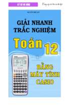 Kỹ sư hư hỏng   giải nhanh trắc nghiệm toán 12 bằng máy tính casio   nguyễn thế lực