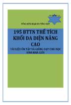 Khối đa diện   195 bttn thể tích khối đa diện nâng cao (hệ thống kiến thức + đáp án)   file word