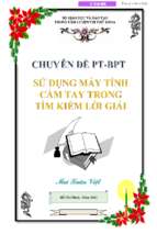 Kỹ sư hư hỏng   sử dụng máy tính cầm tay trong tìm kiếm lời giải pt   bpt   mai xuân việt