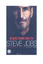 Ebook Bí quyết thành công của Steve Jobs: Phần 1
