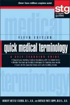 Quick medical terminology 5e