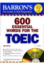 600 essential words for the toeic