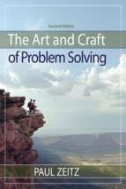 The art and craft of problem solving