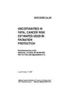 Ncrp report no 126  uncertainties in fatal cancer risk estimates used in radiation protection