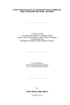 Credit services quality of vietnam joint stock commercial bank for industry and trade   vietinbank