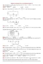 Bài tập trắc nghiệm mạch điện xoay chiều không phân nhánh