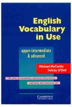 English vocabulary in use upper intermediate and advanced
