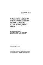 Ncrp report no 119  a practical guide to the determination of human exposure to radiofrequency fields