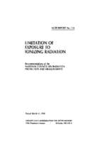 Ncrp report no 116  limitation of exposure to ionizing radiation