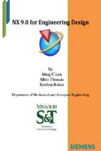 Nx 9.0 for engineering design ts ming c. leu