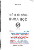 Thiết kế bài giảng khoa học lớp 5 tập 1