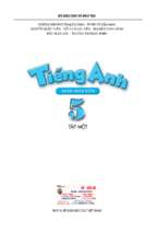 Sách giáo viên tiếng anh lớp 5 tập 1 của bộ giáo dục và đào tạo tái bản lần thứ 3