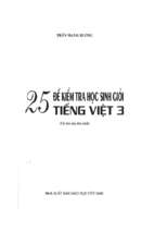 25 đề kiểm tra tiếng việt 3