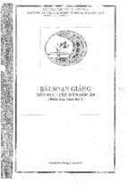 Bài soạn giảng chế biến món ăn 2017 thực hành đợt 1